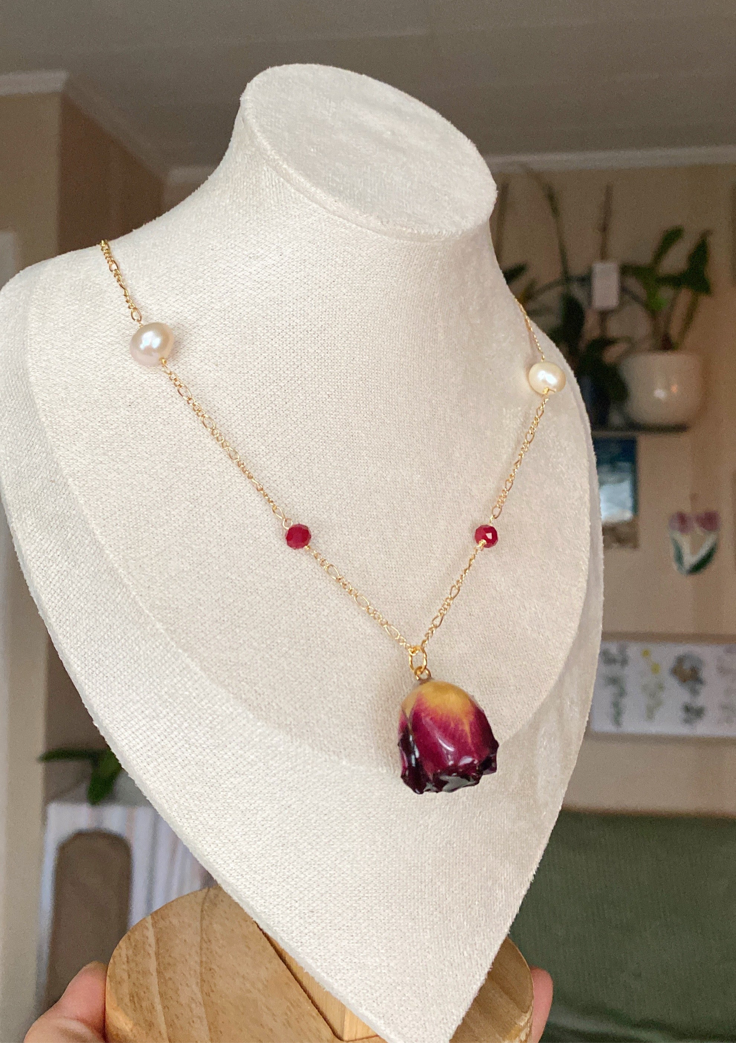 Rose necklace 🌹