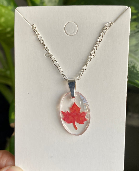Maple necklace